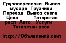 Грузоперевозки. Вывоз мусора. Грузчики. Переезд. Вывоз снега › Цена ­ 250 - Татарстан респ. Авто » Услуги   . Татарстан респ.